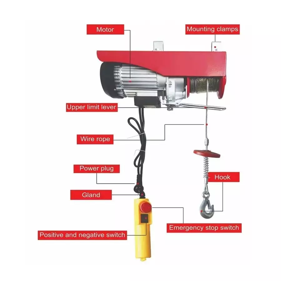 4g-laminates-140-hp-500-kg-lifting-capacity-electric-mini-electric-hoist