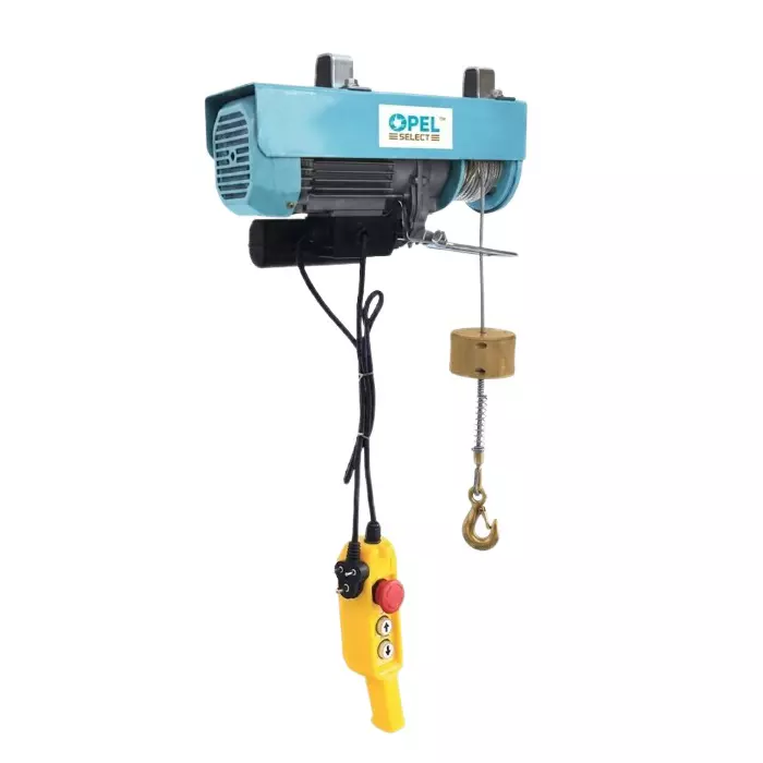 Opel Mini Wire Rope Hoist 1.5 Ton (1500 Kg) Load Capacity Electric for Industrial Use, MZ07733
