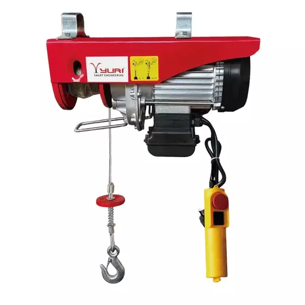 YURI PA Electric Hoist 2000 W 2000 Kg Load Capacity 10 mm Dia And 12 m Cable Length, YR - PA2000