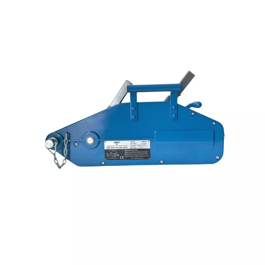 SWIFT Manual Wire Rope Pulling Hoist 800 Kg (0.8 Ton) Capacity 20 m Rope Length Horizontal Pulling