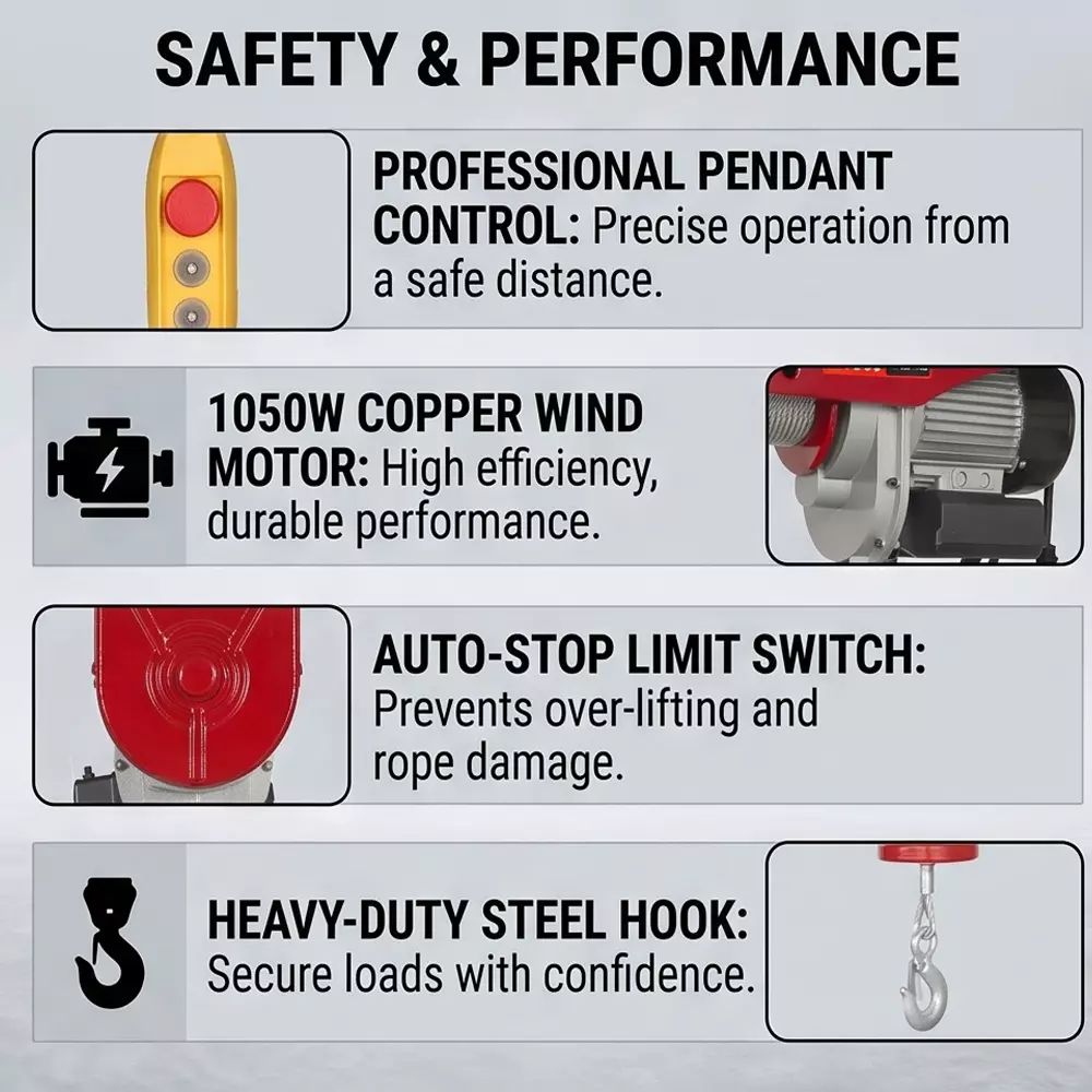 fulcrum-1050w-mini-electric-wire-rope-hoist-pa-500