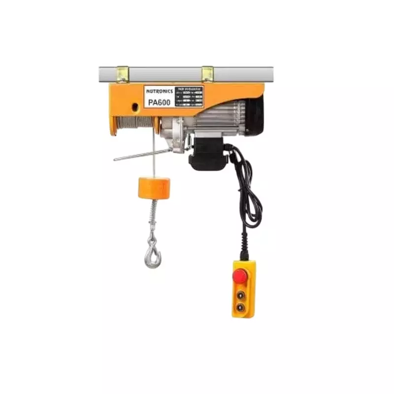 Hartley Mini Electric Hoist 600 Kg Load Capacity 20 m Wire Length Copper Motor Winding Electric, NS-EH