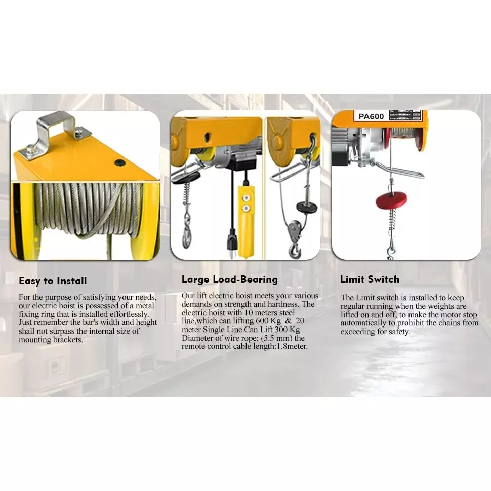 nutronics-mini-electric-wire-rope-hoist-winch-copper-winding-1350-w-motor-power-800-kg-load-capacity-for-industrial-purpose-ns-eh-800x20