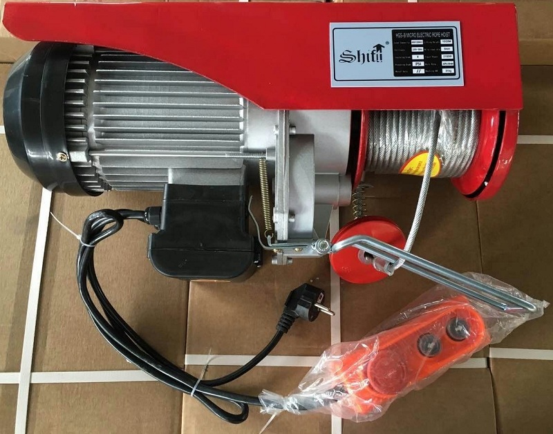 Buy SHIFT Mini Wire Rope Hoist 500/1000 kg 20 MTR SINGLE PHASE Capacity
