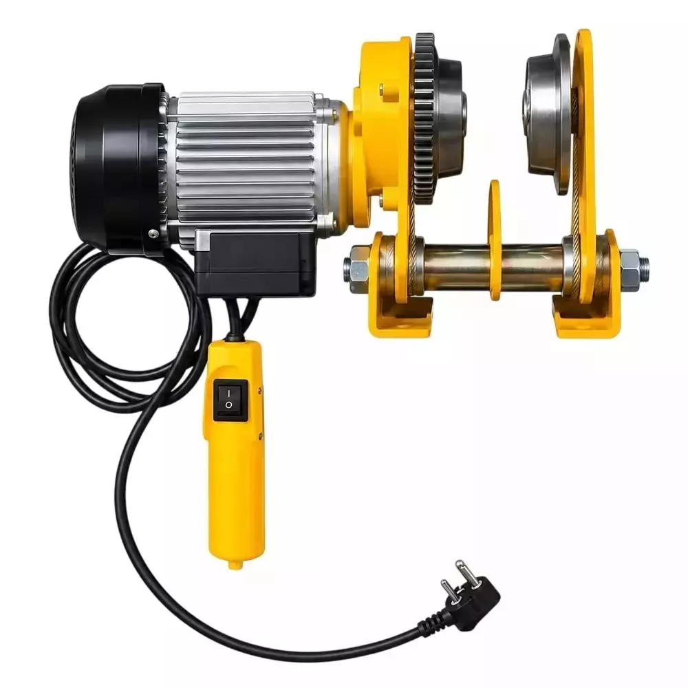 Hartley 1 Ton Lifting Capacity Electric Trolley Hoist with 60 W Power, Single Phase for Workshop, Garage & Industrial Use, EHT-1 Ton Trolley