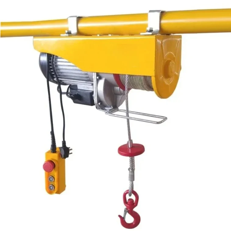 Crown Power Mini Electric Hoist 2 Ton Lifting Capacity and Mild Steel Powder Coated Finish