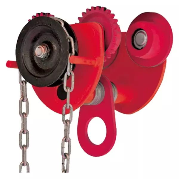 YURI GCT610 Geared Trolley 1 Ton Load Capacity and 3 m Lifting Height