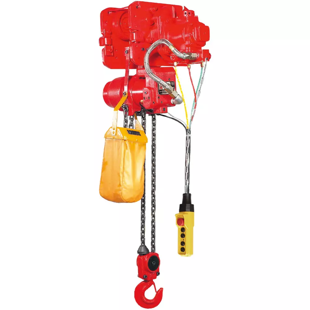 Toku Air Hoist with Motorized Air Trolley 3.5 m³/min Air Consumption 3000 Kg Lifting Capacity, TMTMH-3000PE
