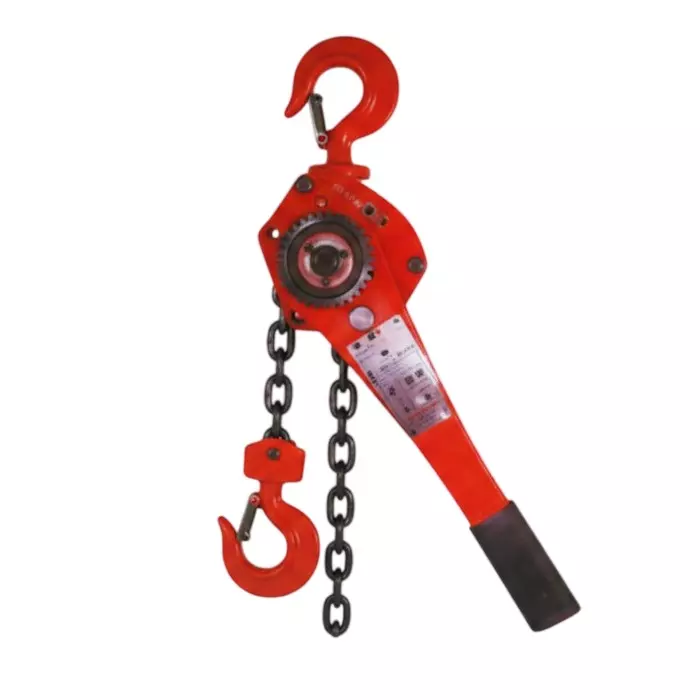 Fetter Ratchet Lever Hoist Alloy Steel 1.5 m Lifting Height 1.5 Ton (1500 Kg) Capacity Red for Indutrial Use