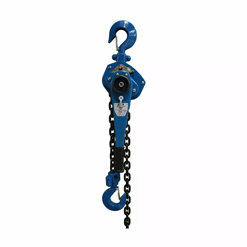 SWIFT Lever Chain Pulley Blocks 3000 Kg (3 Ton) Capacity 3 m Lifting Height High Precision