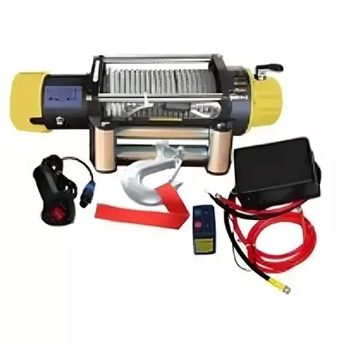 Boltz Corporation Heavy Duty Electric Winch 6 Ton Capacity with 13 m Wire Rope, HT12000