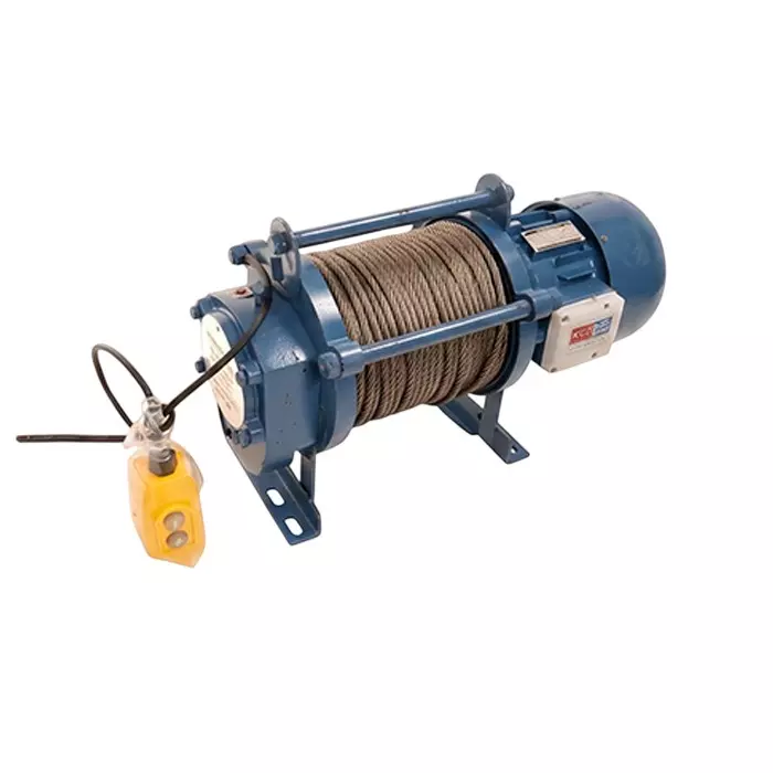 UTC KCD Electric Winch Machine 1-5 Ton (1000-5000 Kg) Load Capacity, Mild Steel Body and 3 HP Motor Power