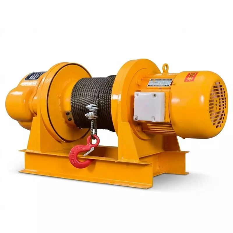 Boltz Corporation Electric Winch with Wire Rope Kit 3 Ton (3000 Kg) Lifting Capacity 3 Phase 7 HP Power 13 mm Wire Thickness for Industrial Use