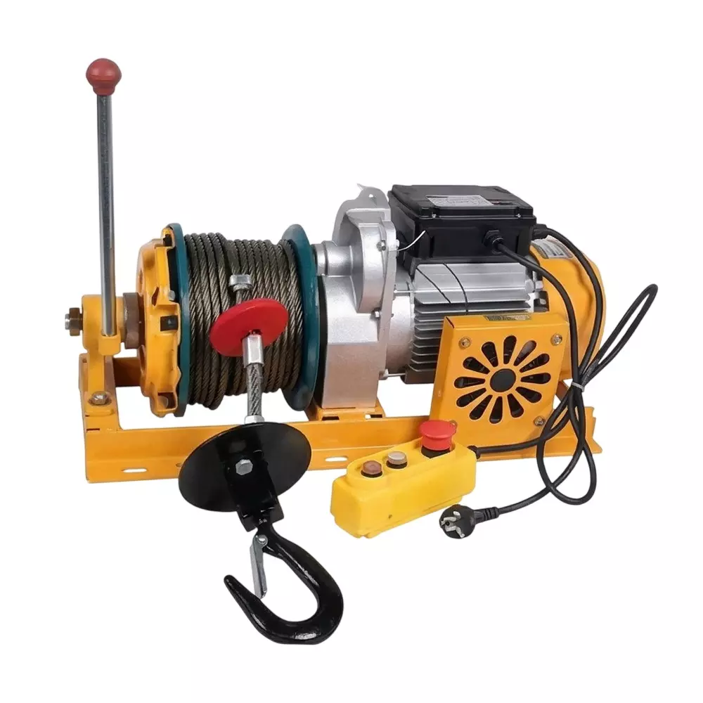 boltz-corporation-heavy-duty-mini-crane-360-500-kg-capacity-with-4-hp-motor-40-m-x-8-mm-wire-rope-electric-clutch-winch