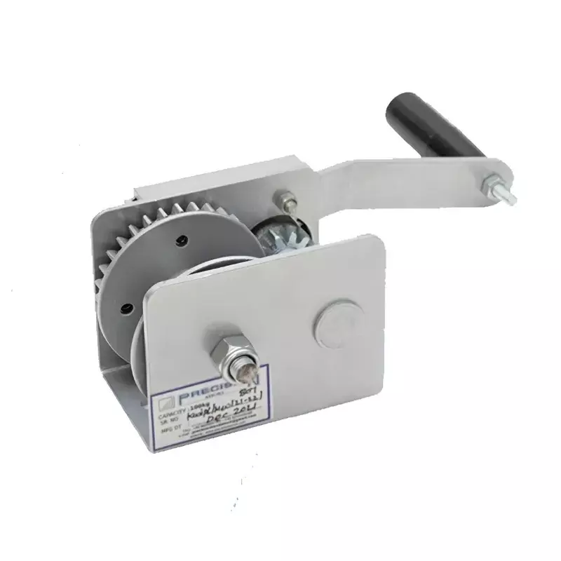 GENERIC Manual Operated Hand Winch 120x147x235 mm 100 Kg Load Capacity 10 mm Length for 4 mm Rope, TI-P1-22056