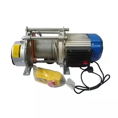 Boltz Corporation Electric Clutch Winch Single Phase 1 Ton Capacity 4 HP with 30 m Length 8 mm Wire Rope, TI-HD-13368