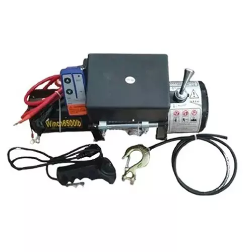 Boltz Corporation Heavy Duty Electric Jeep Winch 3 Ton Capacity 4.2 HP Motor with 15 m Wire Rope, TI-B6-34055