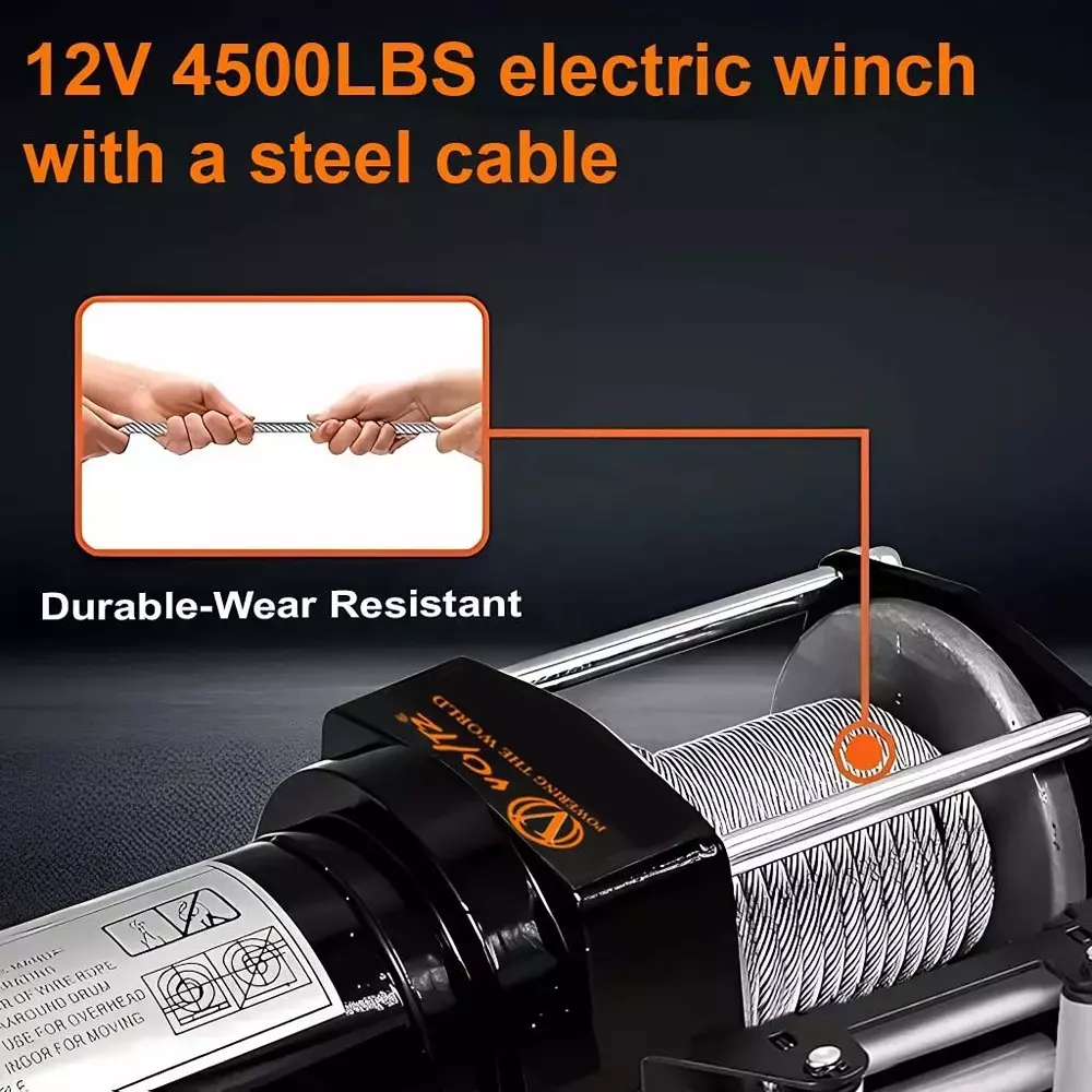 voltz-electric-winch-with-steel-rope-2041-ton-single-line-pulling-capacity-53-mm-rope-diameter-and-10-m-length-vz-4500lbs
