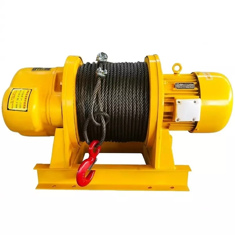 Boltz Corporation Electric Winch with Wire Rope Kit 2 Ton (2000 Kg) Lifting Capacity 3 Phase 5.3 HP Power 11 mm Wire Thickness for Industrial Use