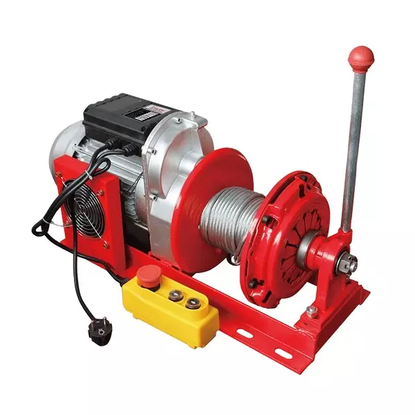 YURI Clutch Winch 500x1000 Kg Load Capacity 8 mm Dia And 40 m Cable Length