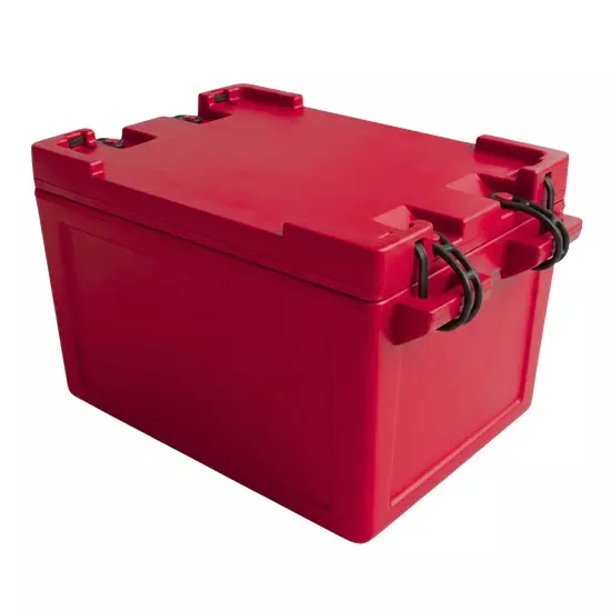 Swift Technoplast Insulated Container Box 50 L Volume LLDPE 100% Virgin Advanced Polymer Material Red Color, ICB 50L