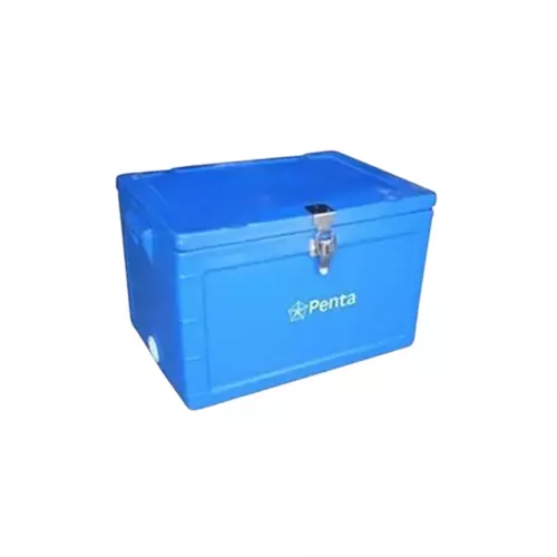 Penta Ice Box LLDPE Rectangular Shape Blue 60 L Capacity for Industrial & Commercial Use, PPT - IB - 60