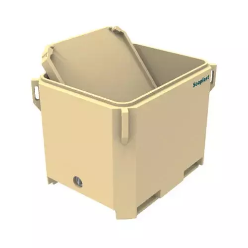 seaplast-insulated-ice-box-260-l-capacity-plastic-plain-lid-ivory-for-hotels-restaurant-shops
