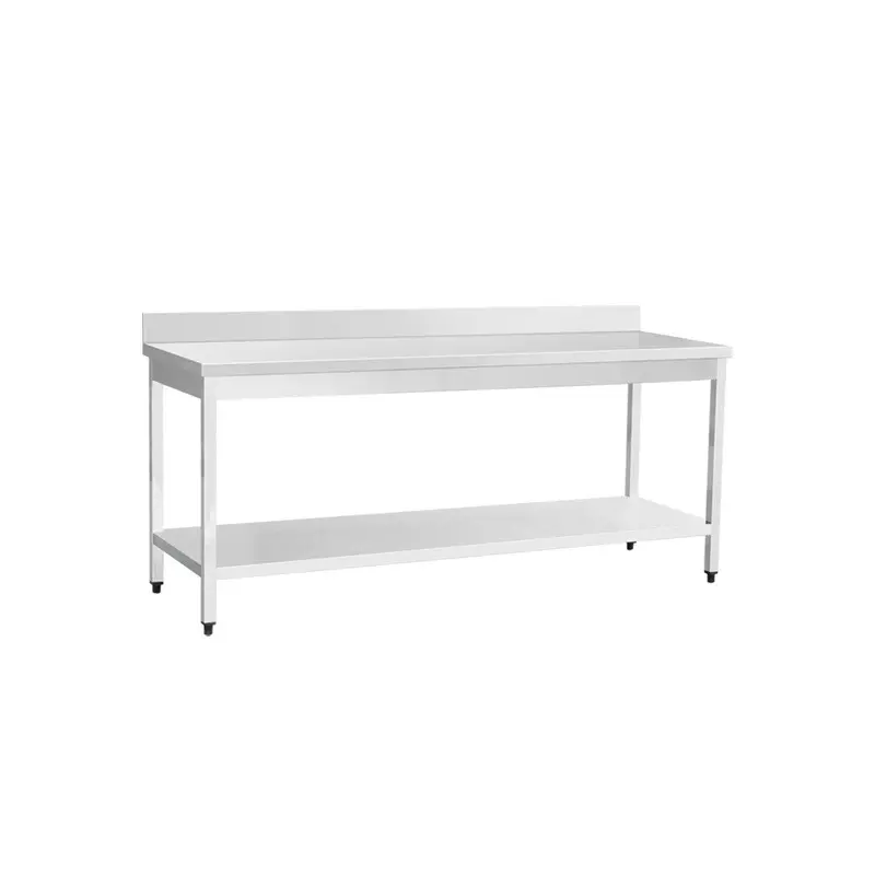 Butler Work Tables with Splash Back 1200 x 700 x 850 mm, WT.1200 SB