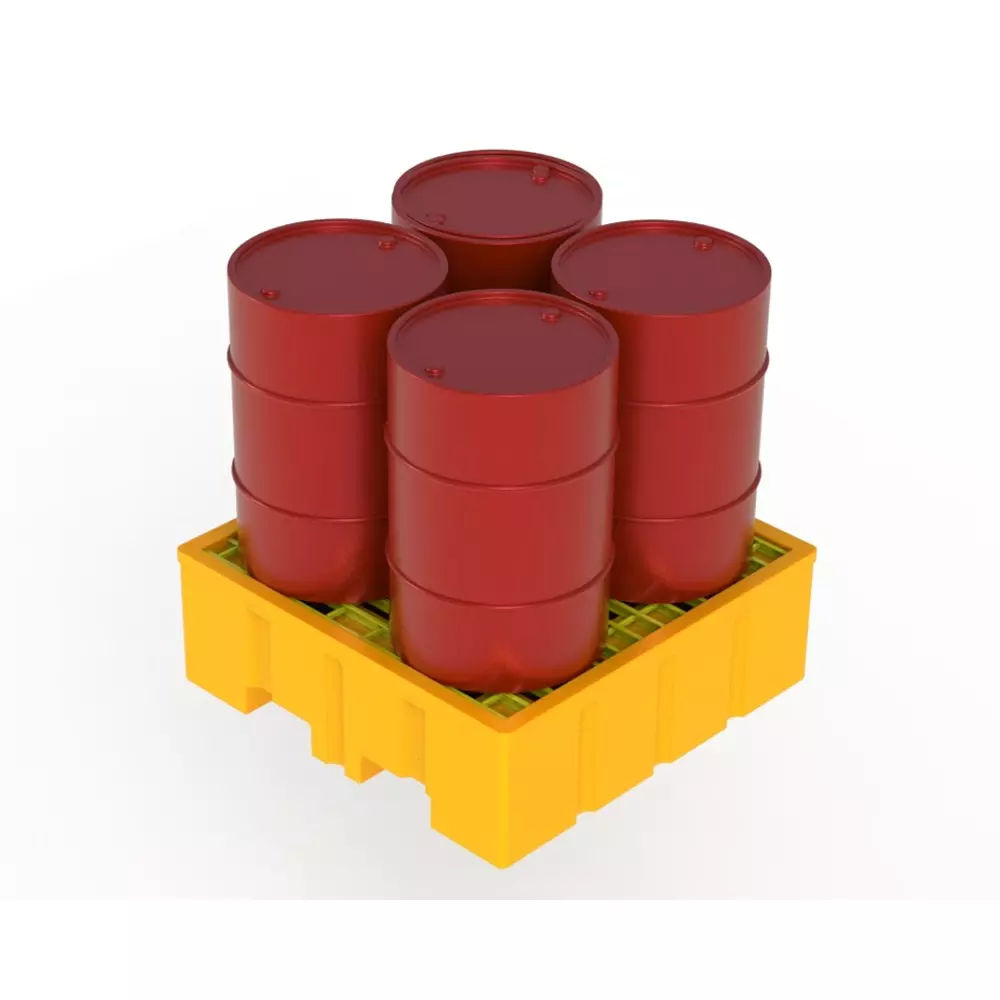 swift-technoplast-spill-containment-pallet-four-drum-polyethylene-1314x1314x450-mm-dscp-dl4