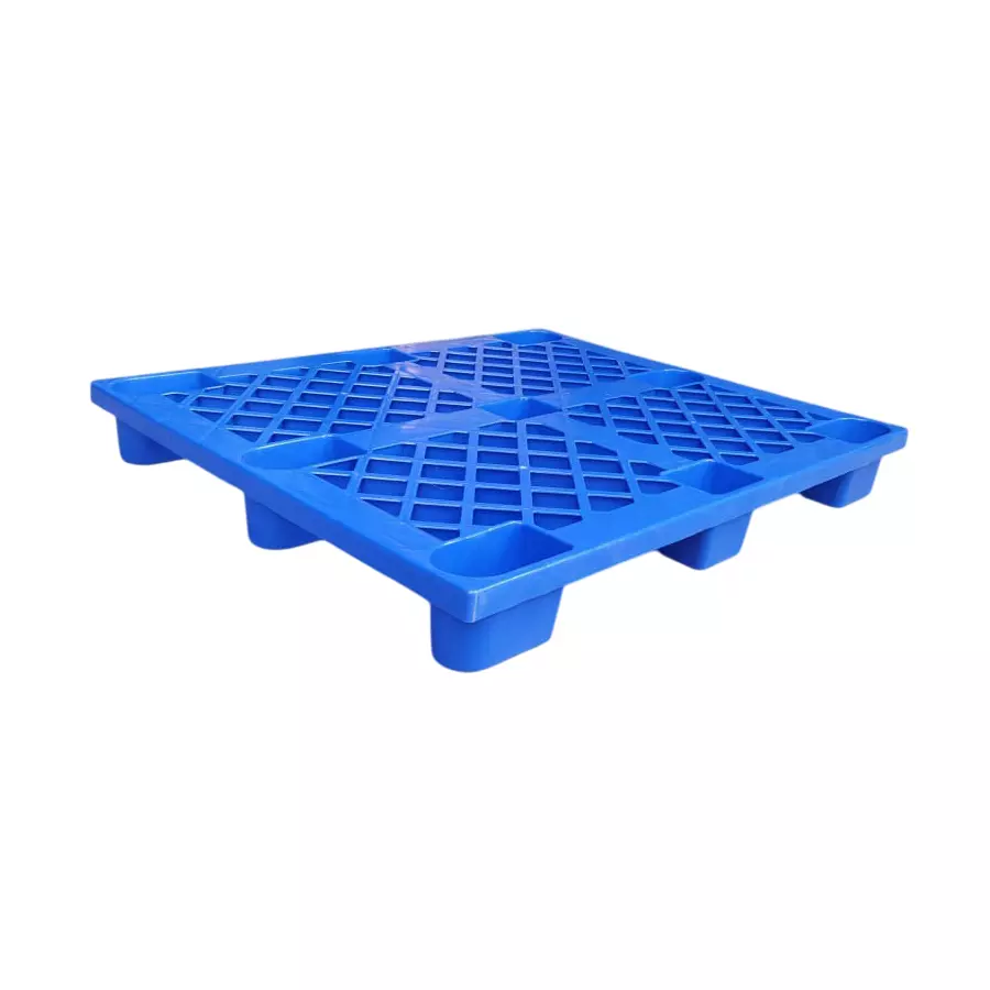 Laxmi 1200x1000x145 mm Plastic Pallet Blue 2 Ton Load Capacity
