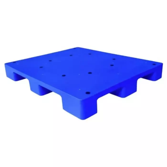 BIGAPPLE Industrial Pallet Heavy Duty HDPE Blue 1200x1000x135 mm Size 2500 Kg Static Load Compatible with 650 mm and 550 m HPT