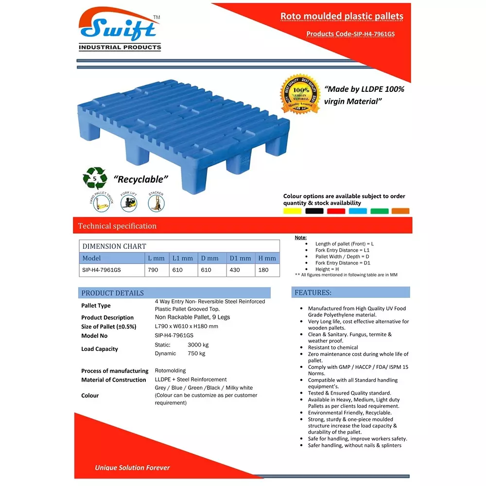 swift-technoplast-4-way-entry-printing-lldpe-industrial-plastic-pallets-790x610x180-mm-sip-h4-7961gs