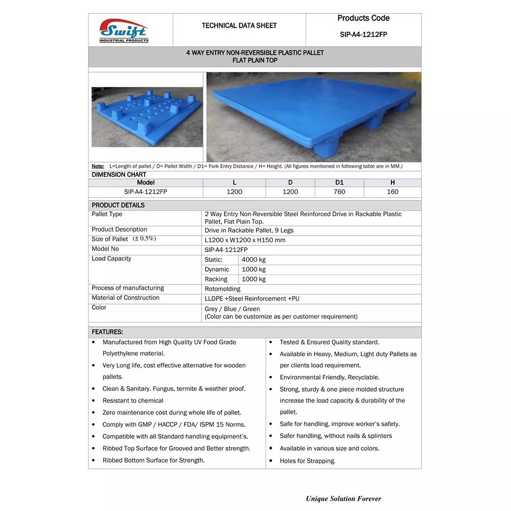 swift-technoplast-drive-in-rack-lldpe-industrial-plastic-pallets-1200x1200x150-mm-sip-a4-1212fp