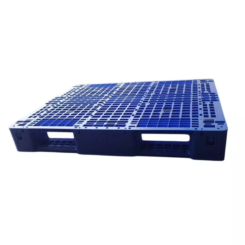 Laxmi 1200x1000x160 mm Plastic Pallet Blue 4 Ton Load Capacity