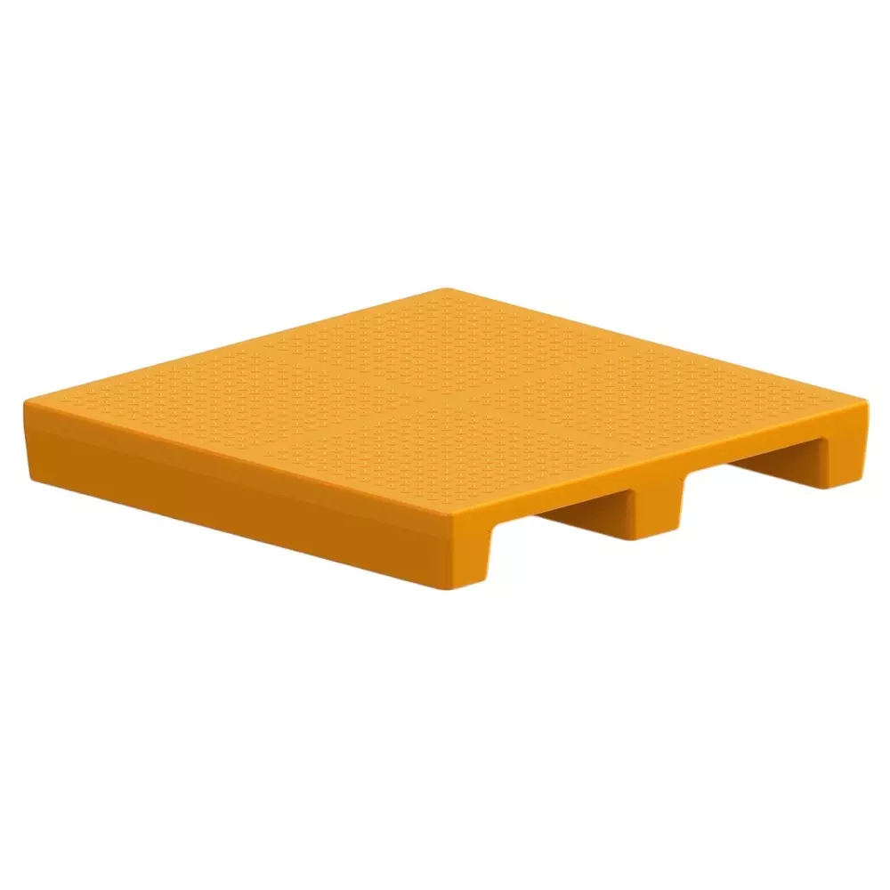 Swift Technoplast Top Antiskid Pallet 2 Way Heavy Duty UV Food Grade Polyethylene Orange, SIP-R2-1111