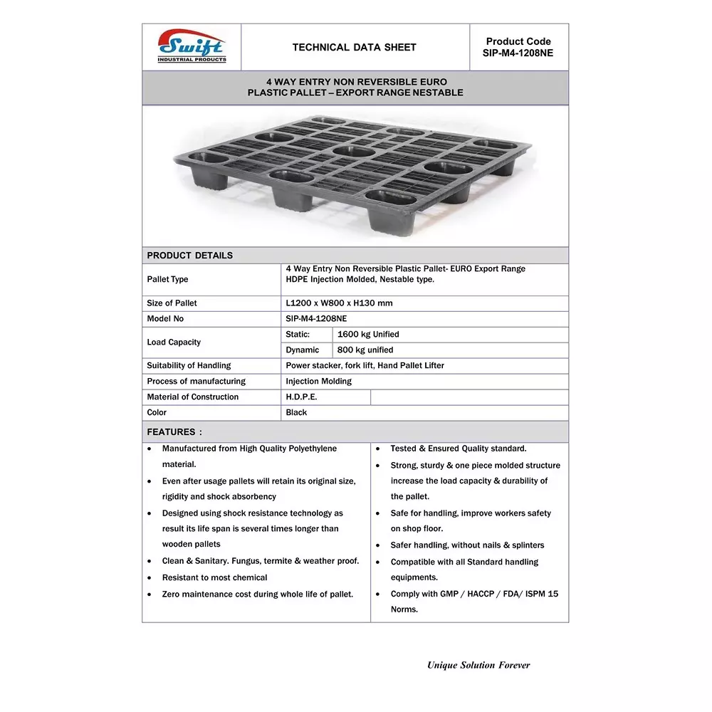 swift-technoplast-export-one-way-cargo-pallet-non-reversible-hdpe-1200x800x130-mm-sip-m4-1208ne