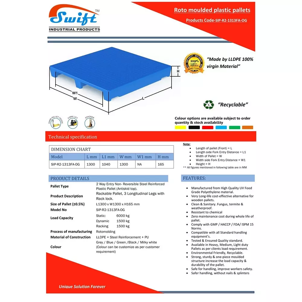 swift-technoplast-2-way-entry-lldpe-rackable-industrial-plastic-pallets-1300x1300x165-mm-sip-r2-1313fa