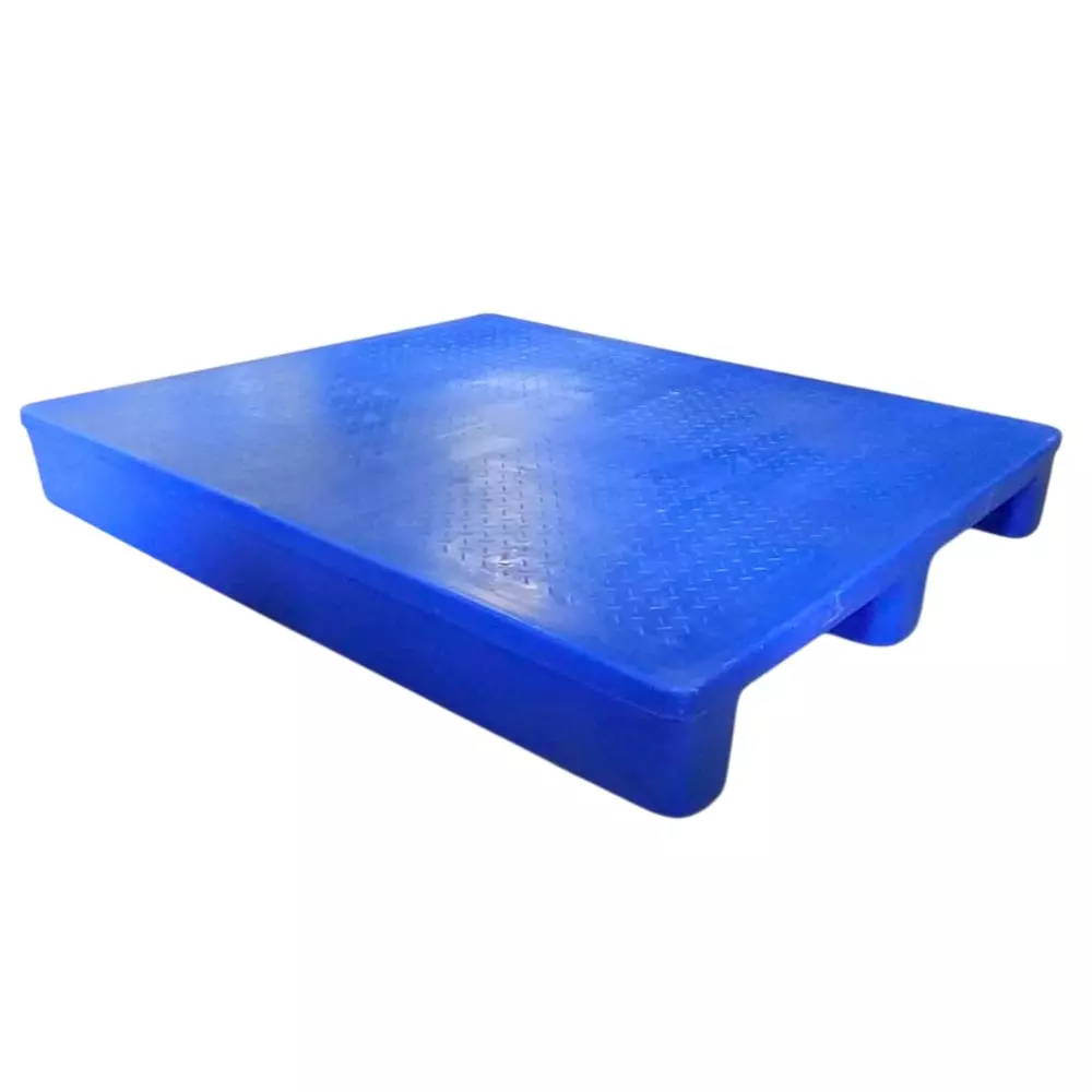 Swift Technoplast H Series Industrial Pallet 2 Way Heavy Duty UV Food Grade Polyethylene Blue, SIP-H2-1210