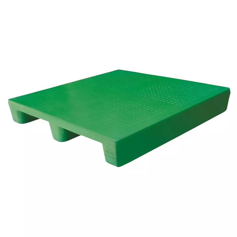 Swift Technoplast H Series Industrial Pallet 2 Way Heavy Duty UV Food Grade Polyethylene Green, SIP-H2-1010