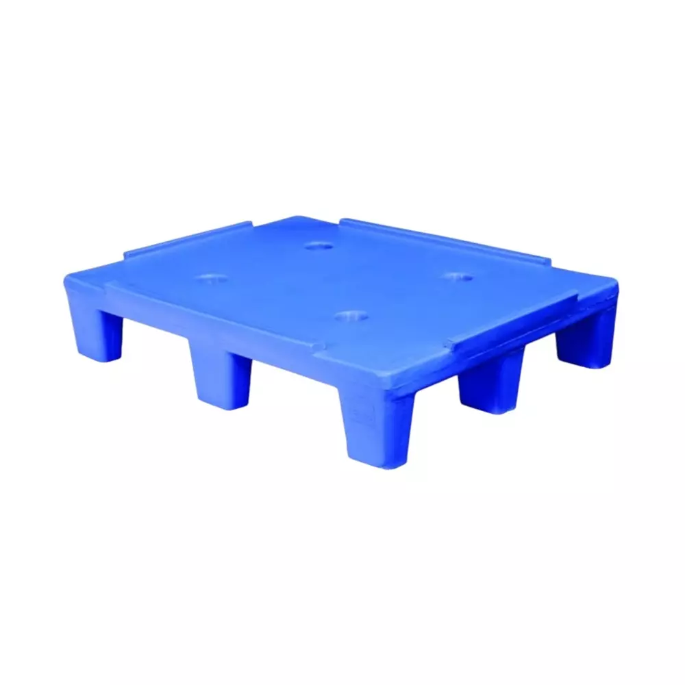 Swift Technoplast Flat Plain Top & Side Edge Pallet 4 Way Heavy Duty UV Food Grade Polyethylene Blue, SIP-R4-8363