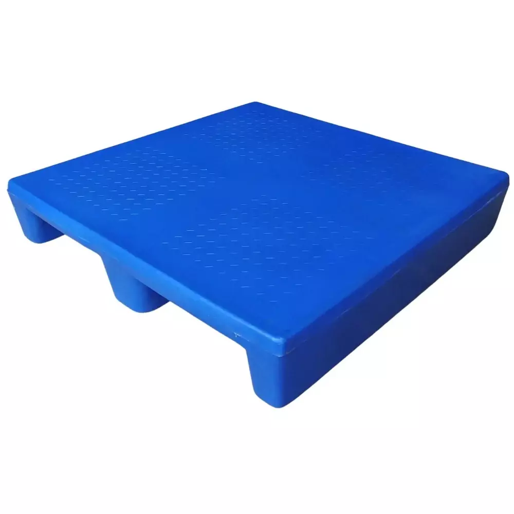 Swift Technoplast H-Series Pallet Polyethylene 2-Way Entry Non-Reversible 800x800x150 mm Blue, SIP-H2-0808