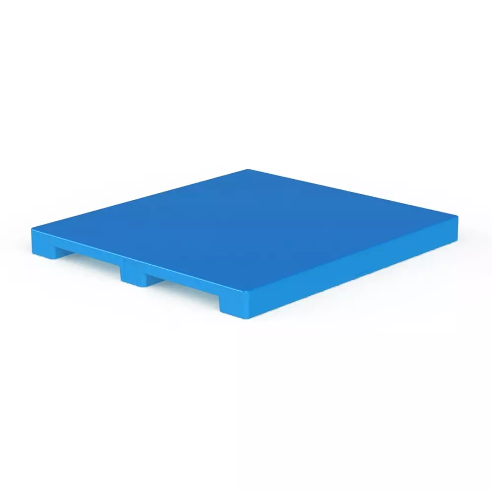 Swift Technoplast R-Series Pallet Polyethylene 2-Way Entry Non-Reversible 1300x1200x150 mm Blue, SIP-R2-1312