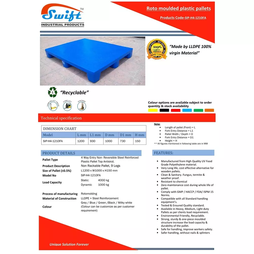 swift-technoplast-4-way-entry-lldpe-anti-skid-industrial-plastic-pallets-1200x1000x150-mm-sip-h4-1210fa