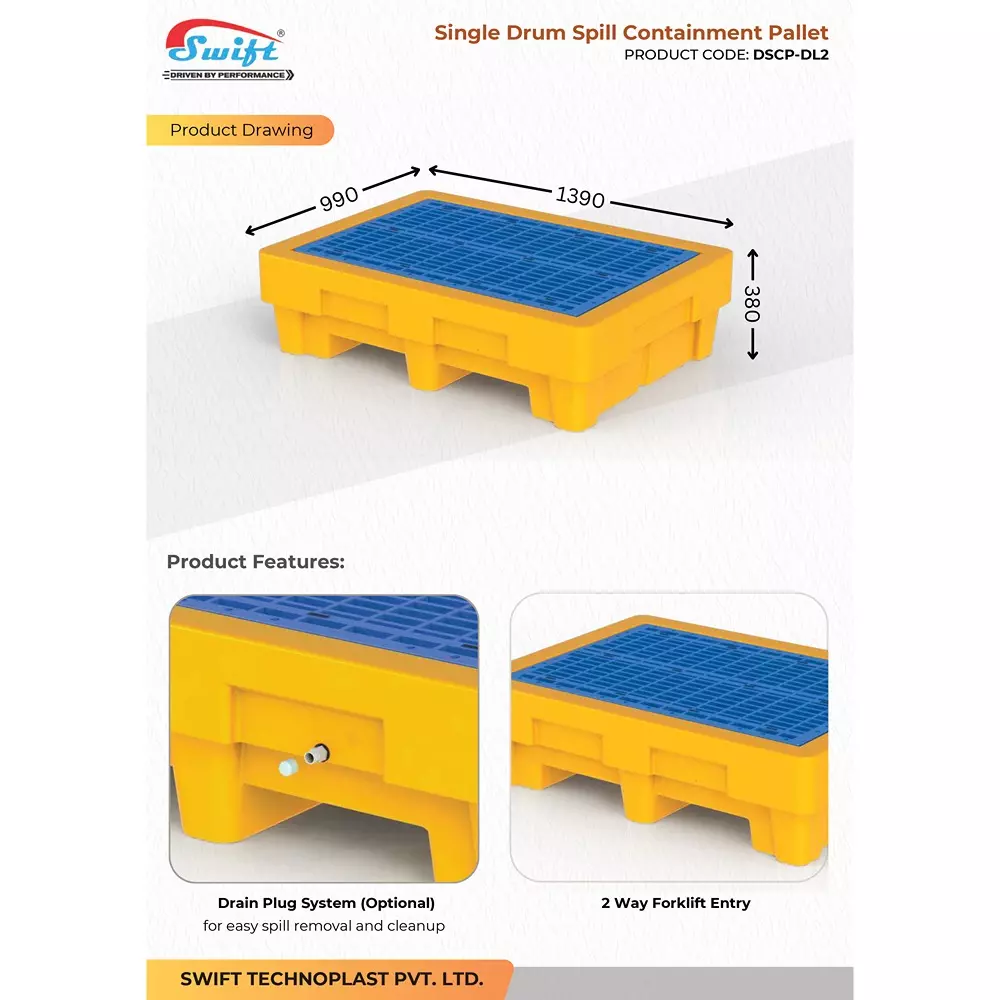 swift-technoplast-spill-containment-pallet-two-drum-polyethylene-1390x990x380-mm-dscp-dl2