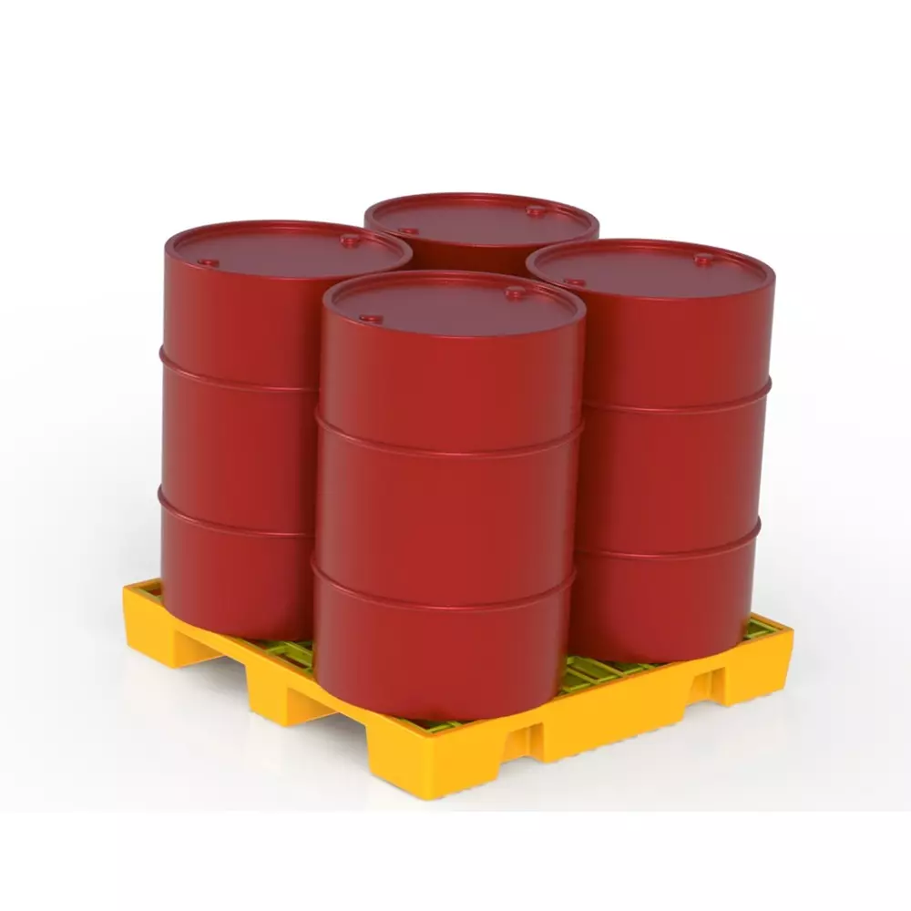 swift-spill-containment-pallet-four-drum-polyethylene-1200x1200x160-mm-dscp-sl4-1212