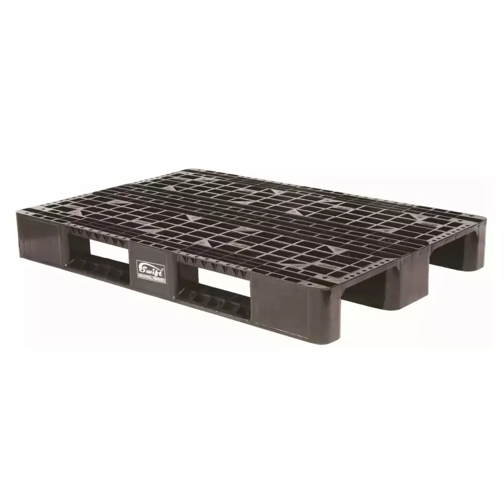 Swift Technoplast Export One Way Cargo Pallet Non-Reversible Euro HDPE 1200x800x145 mm, SIP-M24-1208NE