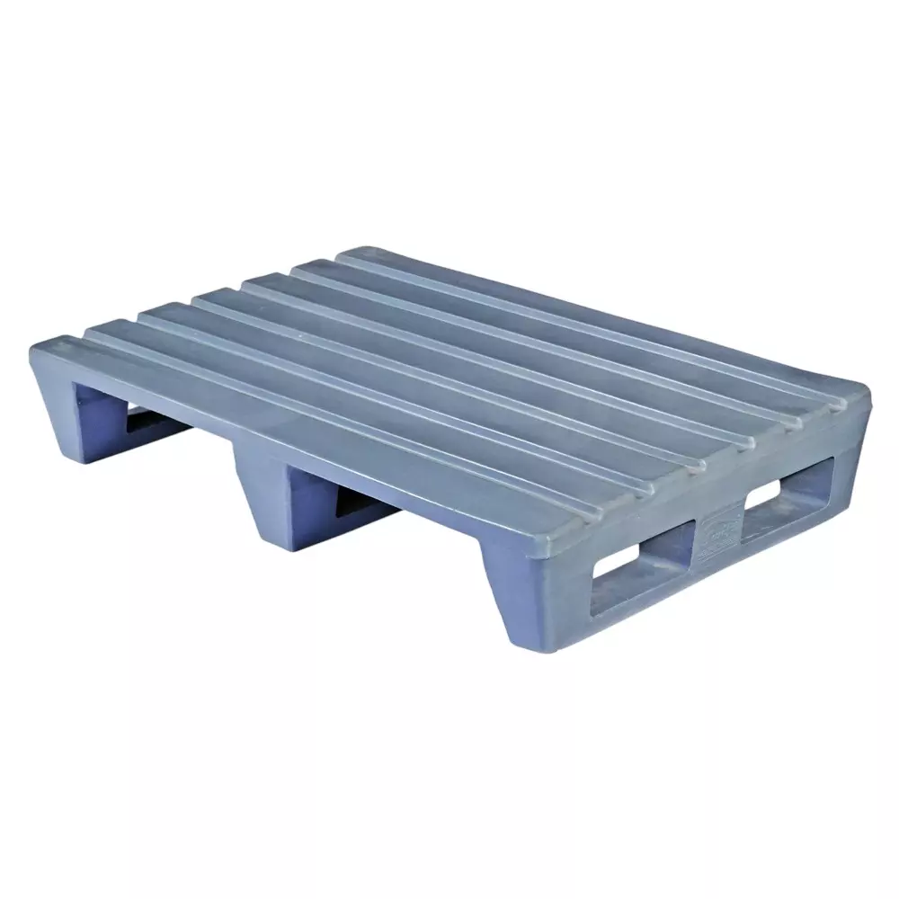 Swift Technoplast Grooved top Pallet 2 & 4 Way Heavy Duty UV Food Grade Polyethylene Blue, SIP-R24-6995GS