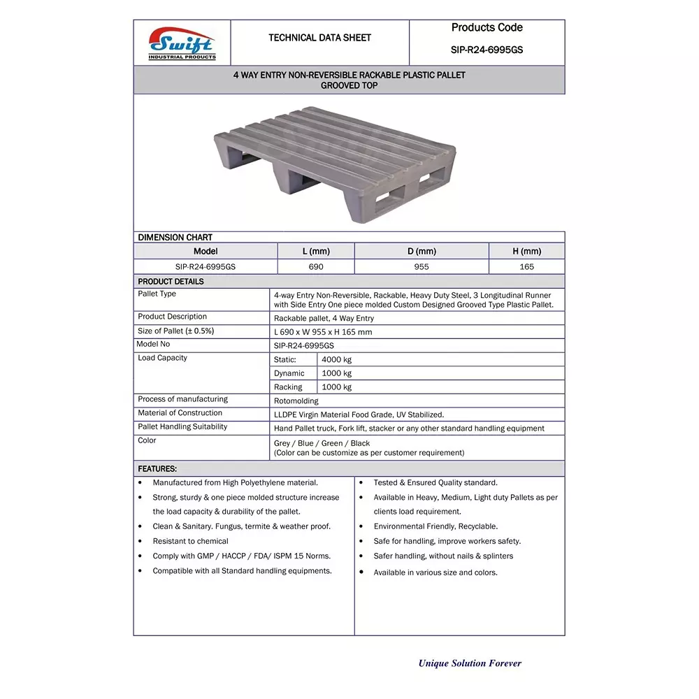 swift-technoplast-2-4-way-entry-industrial-plastic-pallets-grooved-top-690x950x165-mm-sip-r24-6995gs