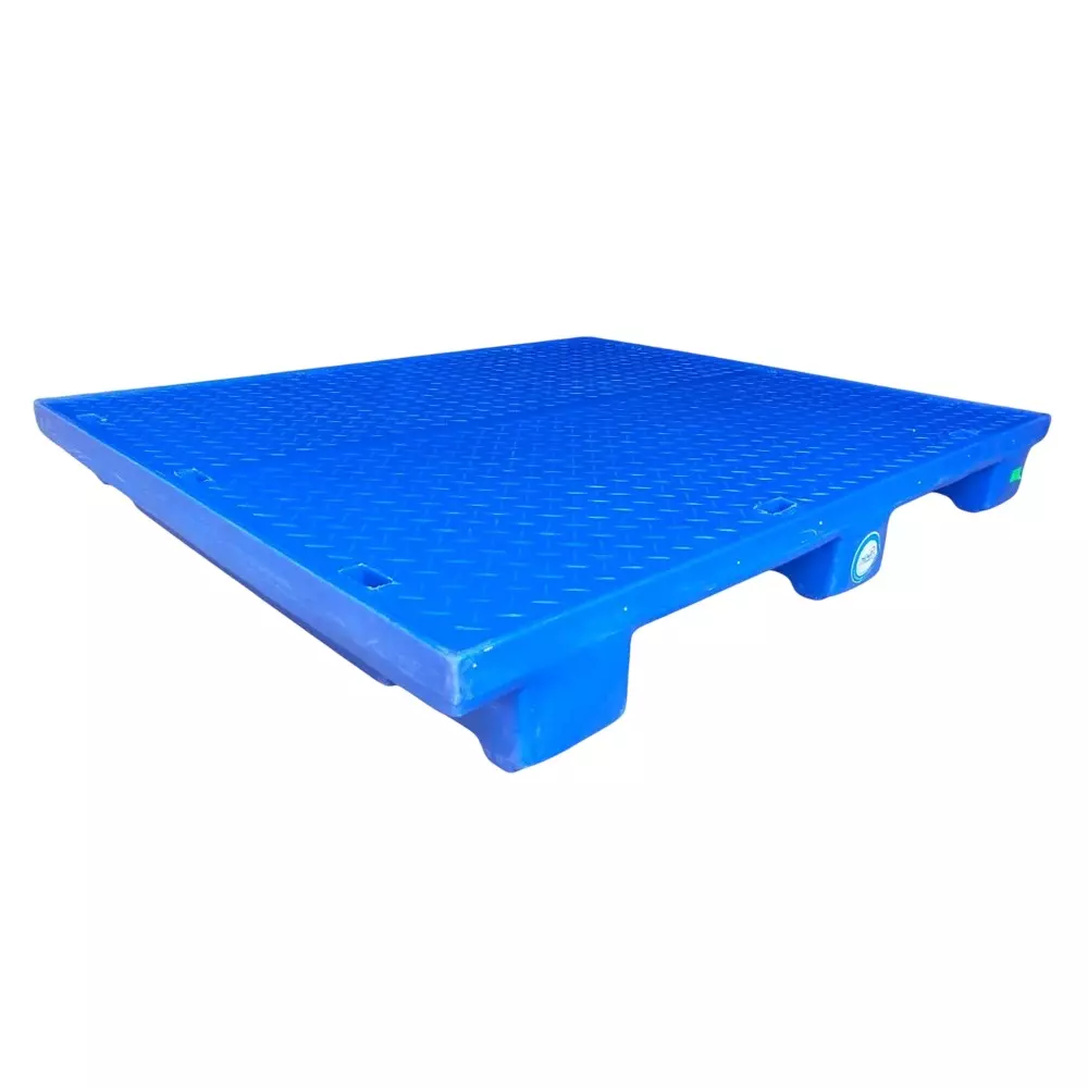 Swift Technoplast A Series Racking Pallet 4 Way Heavy Duty UV Food Grade Polyethylene Blue, SIP-A2-1214FA-SG