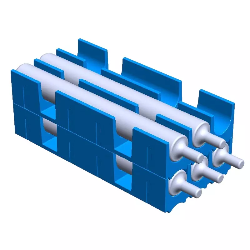 Swift Technoplast Bottle Storage Tray 250 mm (10 inch) LLDPE Blue, SIP-BST-1265